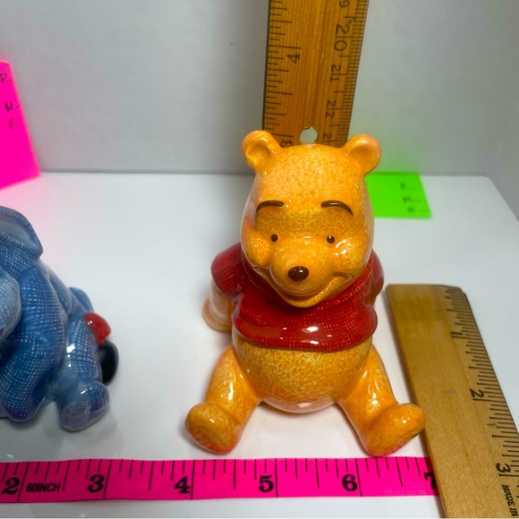 BNIB VINTAGE SIMPLY POOH EEYORE AND WINNIE THE POOH SALT AND PEPPER SHAKER SET - Picture 9 of 16